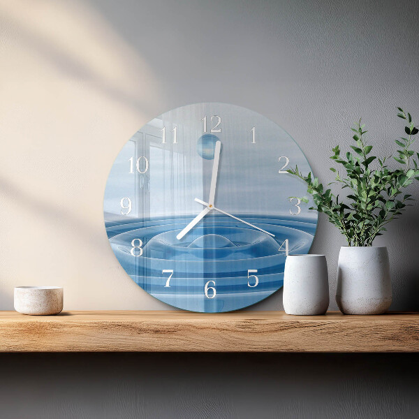 Orologio rotondo Acqua
