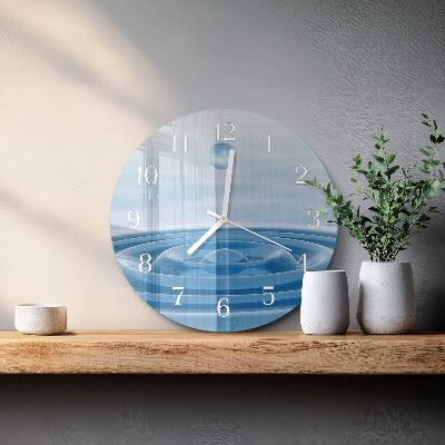 Orologio rotondo Acqua