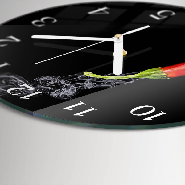 Orologio rotondo peperoncino