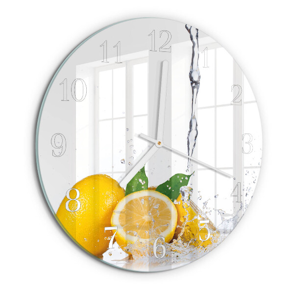 Orologio rotondo limoni