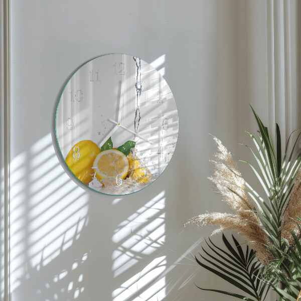 Orologio rotondo limoni