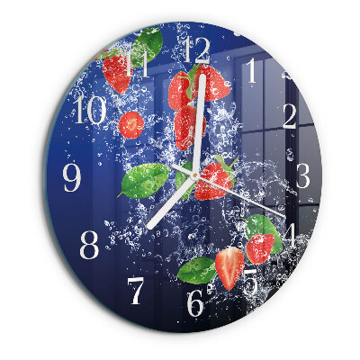 Orologio rotondo Fragole