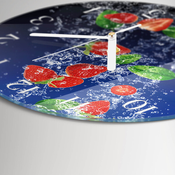 Orologio rotondo Fragole