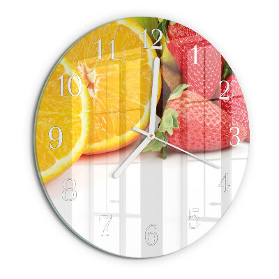 Orologio rotondo Frutta