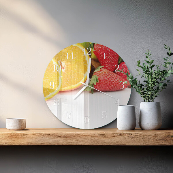 Orologio rotondo Frutta