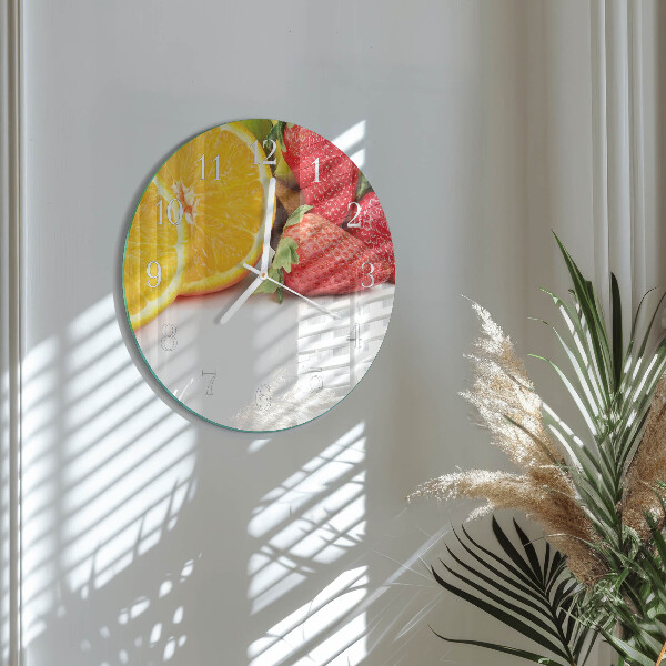 Orologio rotondo Frutta