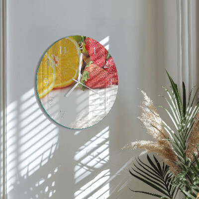 Orologio rotondo Frutta