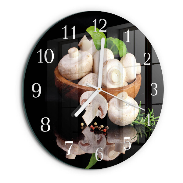 Orologio rotondo Funghi