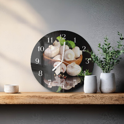 Orologio rotondo Funghi