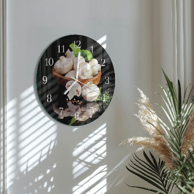 Orologio rotondo Funghi