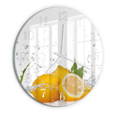 Orologio rotondo limoni