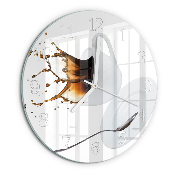 Orologio rotondo Tazza di caffè