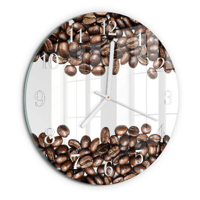 Orologio rotondo chicchi di caffè