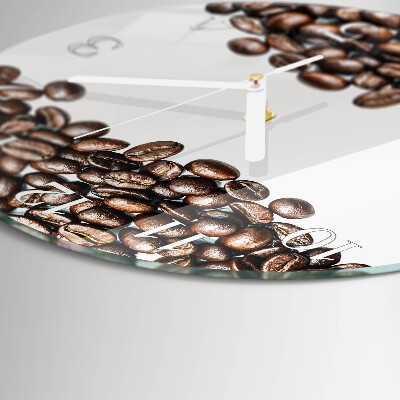 Orologio rotondo chicchi di caffè
