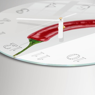 Orologio rotondo peperoncino