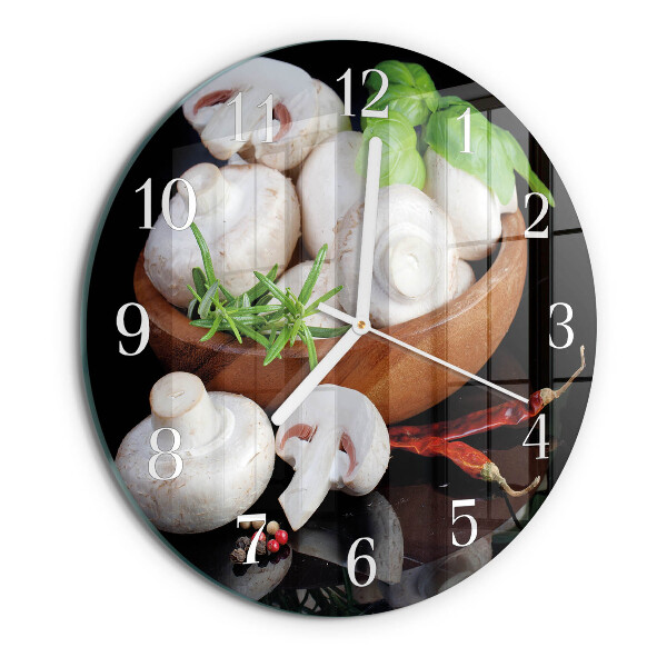 Orologio rotondo Funghi