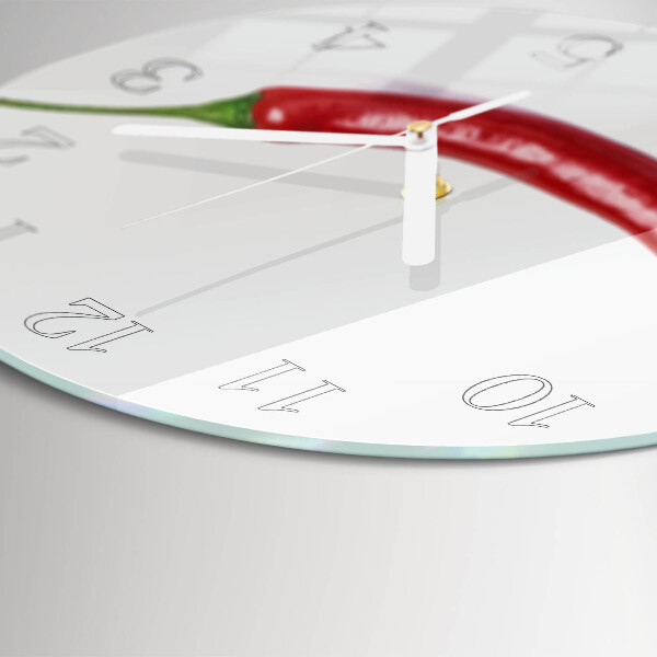 Orologio rotondo peperoncino