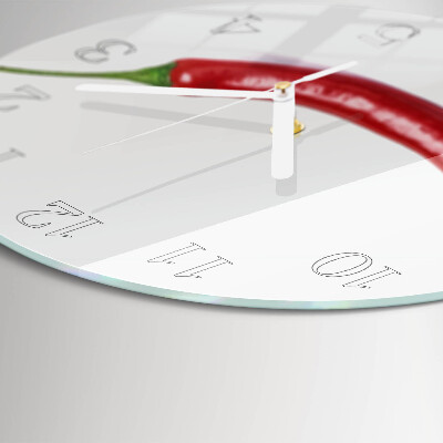 Orologio rotondo peperoncino