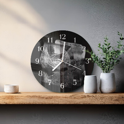 Orologio rotondo cubetti di ghiaccio