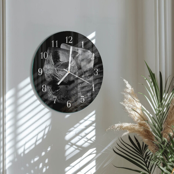Orologio rotondo cubetti di ghiaccio
