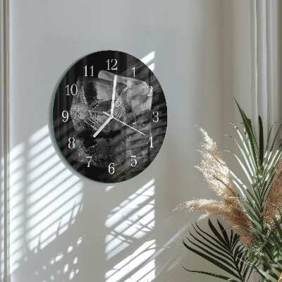 Orologio rotondo cubetti di ghiaccio