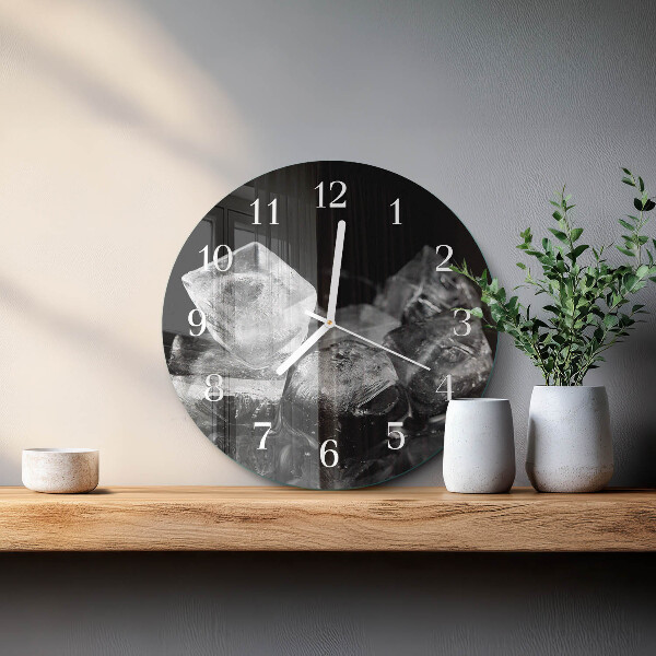 Orologio rotondo cubetti di ghiaccio