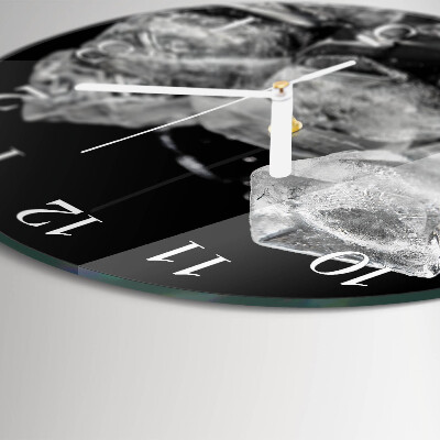 Orologio rotondo cubetti di ghiaccio