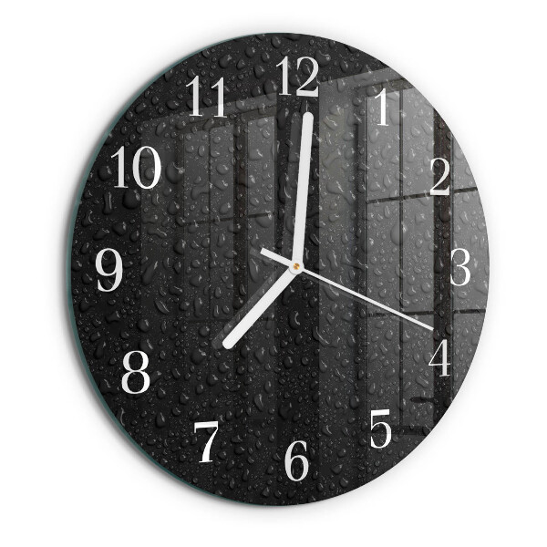 Orologio rotondo Gocce d'acqua
