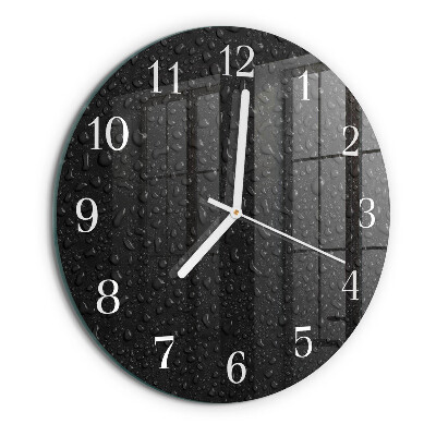 Orologio rotondo Gocce d'acqua
