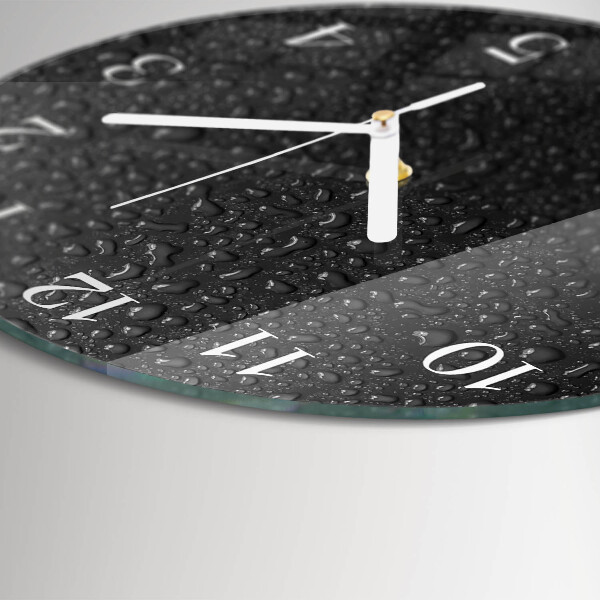 Orologio rotondo Gocce d'acqua