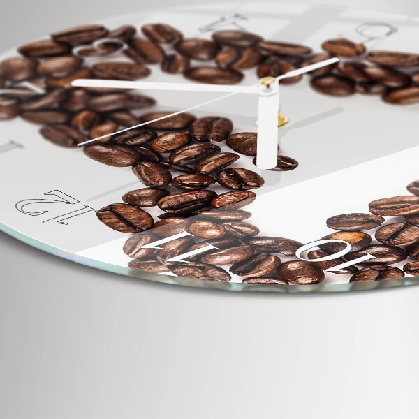 Orologio rotondo chicchi di caffè