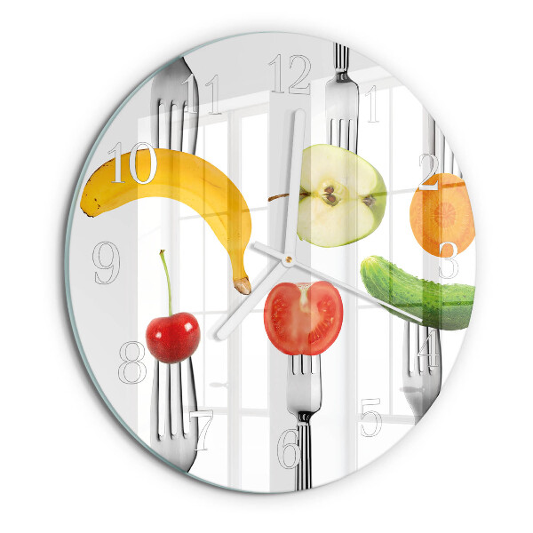 Orologio rotondo Frutta