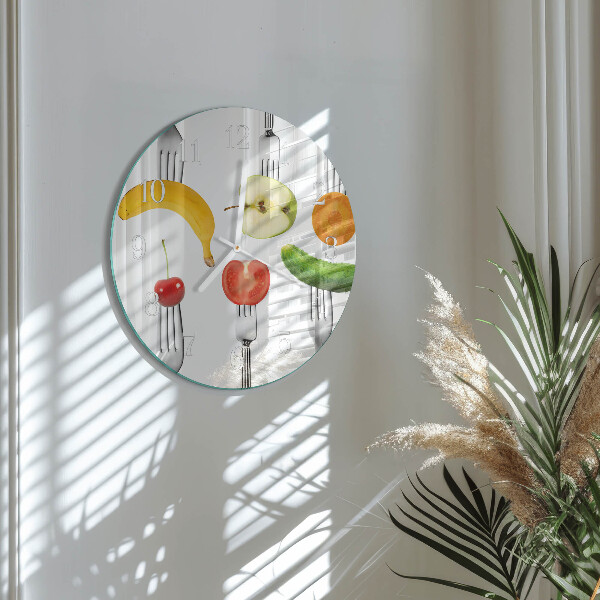 Orologio rotondo Frutta