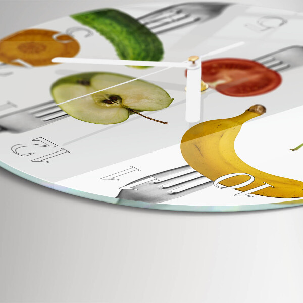 Orologio rotondo Frutta