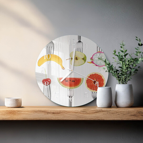Orologio rotondo Frutta