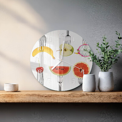 Orologio rotondo Frutta