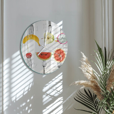 Orologio rotondo Frutta