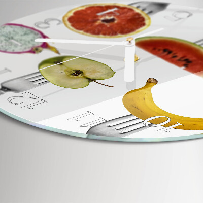 Orologio rotondo Frutta