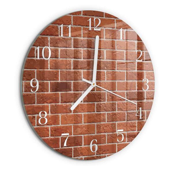 Orologio rotondo Muro di mattoni