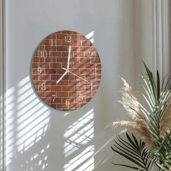 Orologio rotondo Muro di mattoni