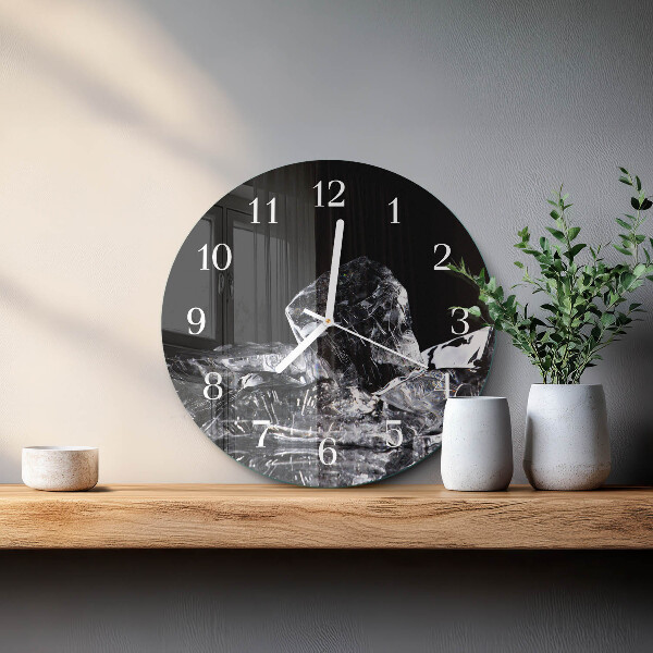 Orologio rotondo cubetti di ghiaccio