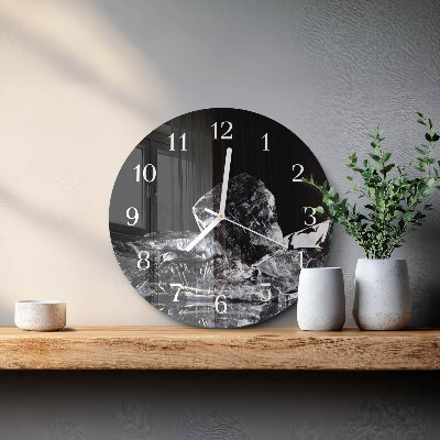 Orologio rotondo cubetti di ghiaccio