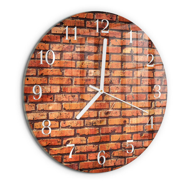 Orologio rotondo Muro di mattoni