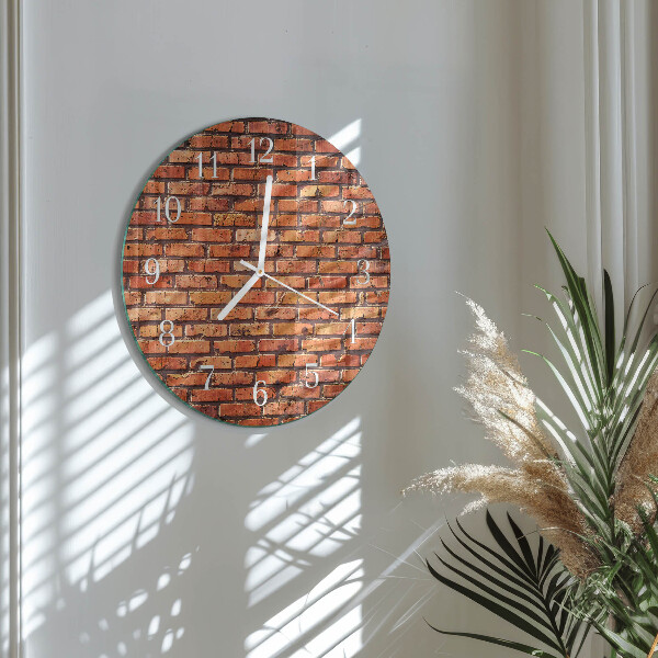 Orologio rotondo Muro di mattoni