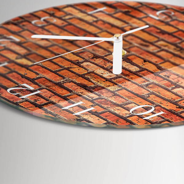 Orologio rotondo Muro di mattoni