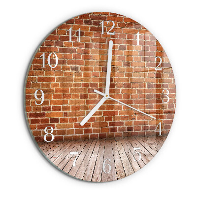 Orologio rotondo Muro di mattoni