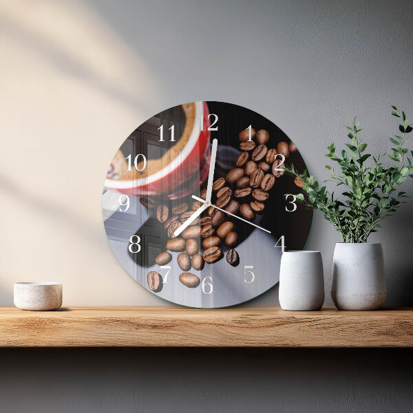 Orologio rotondo Tazza di caffè