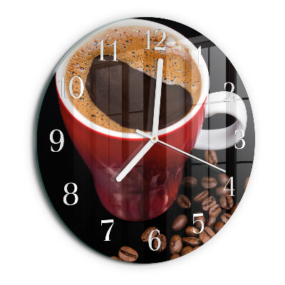 Orologio rotondo Tazza di caffè