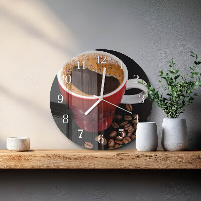 Orologio rotondo Tazza di caffè