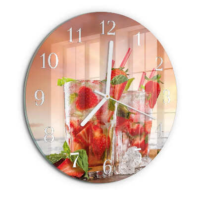 Orologio rotondo Fragole